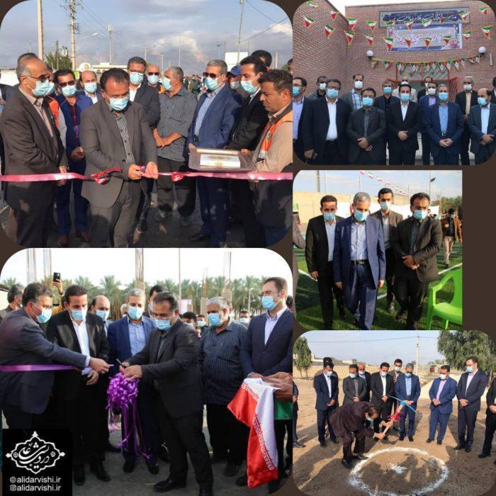 به مناسبت دهه فجر در شهرستان تنگستان ۱۲۰  پروژه با اعتبار ۲۱۹ میلیارد تومان افتتاح یا عملیات اجرایی آن آغاز شد