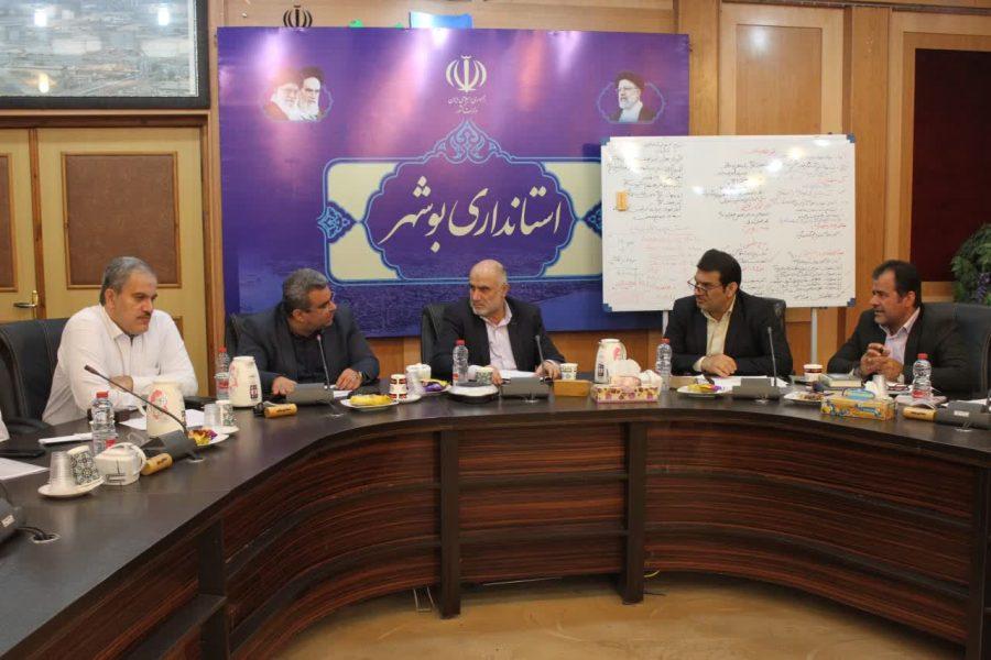 گزارش تصویری جلسه کارگروه اقتصادی،اشتغال و سرمایه گذاری استان بوشهر
