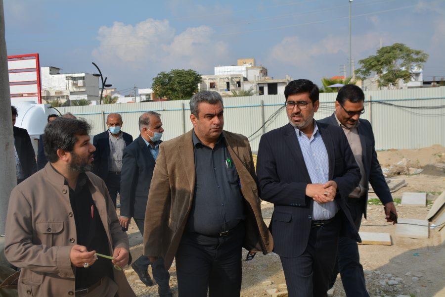 گزارش تصویری بازدید ریاست سازمان مدیریت و برنامه ریزی از پروژه های شهرستان دشتستان