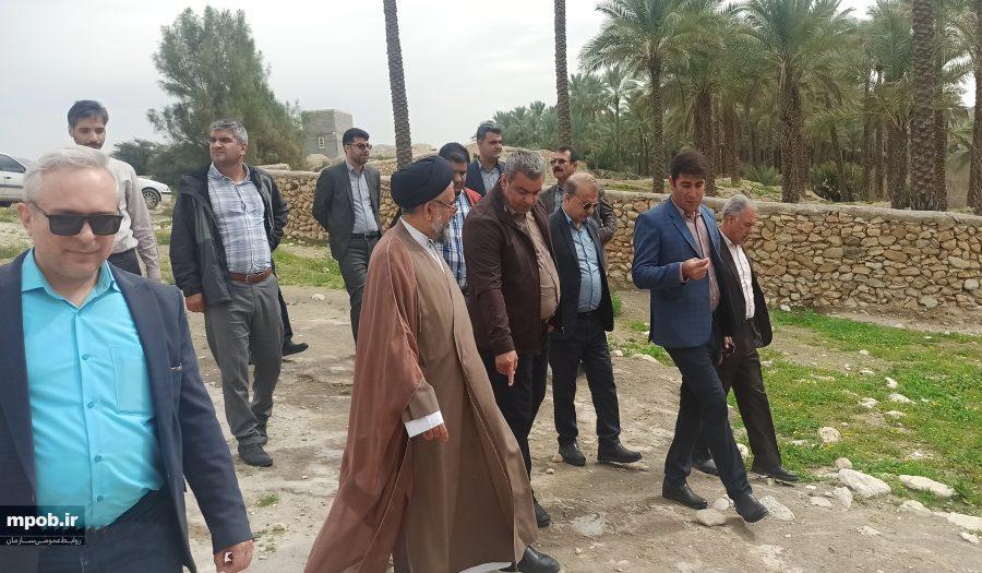 بازدید رئیس سازمان از پروژه ها و مناطق محروم بخش های ارم و بوشکان