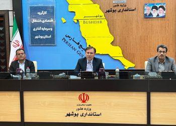 دومین جلسه کارگروه اقتصادی، اشتغال و سرمایه‌گذاری استان بوشهر با ریاست استاندار برگزار شد